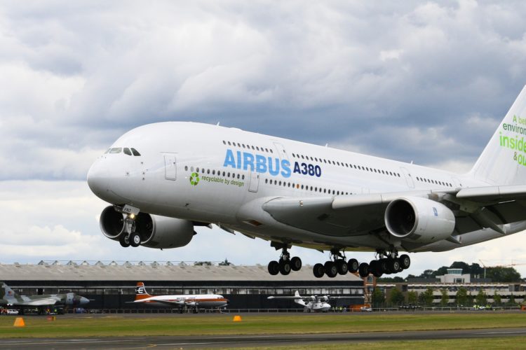 Erneut Triebwerksprobleme bei Airbus A380